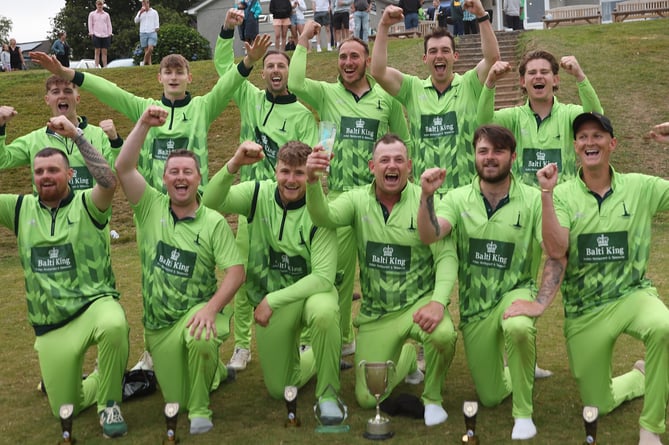 Callington CC 2024 Hawkey Cup champions.