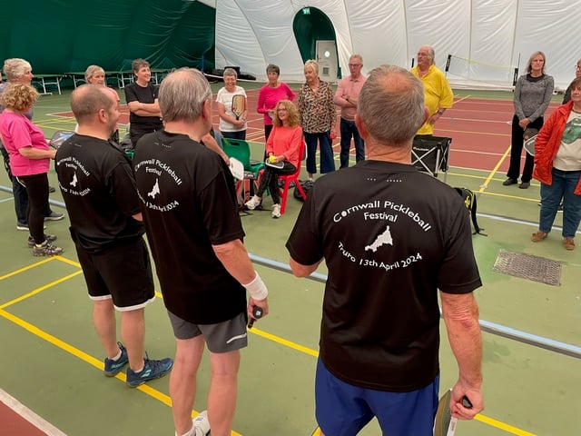 Callington Rotary hold pickleball taster session