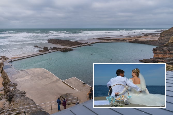 Bude Sea Pool Launch Wedding Venue Campaign