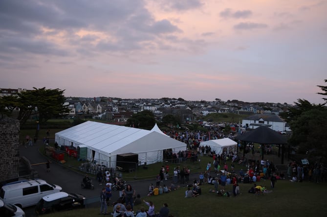 The weekend saw the town flooded with people enjoying the activities on offer (Picture: Gordon Dickie)