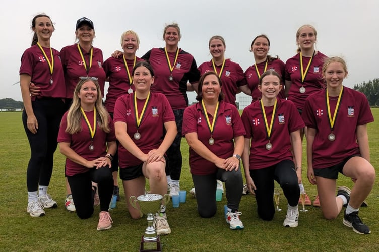 Werrington's ladies who have enjoyed a fine first season of competitive cricket, culminating in winning the Cornwall Women's Development League crown.
Back row: Sarah Stanbury, Sharon Ruby, Steph Smeeth, Zoe Jenkin, Molly Curtis, Abi Westlake and Imogen Rowe.
Front row: Hayley Kirby, Grace Kirby (capt), Emma Horrell, Freya Bailey and Ella Conway. Picture: Werrington CC