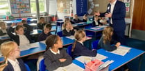 North Cornwall MP visits local school to talk to students