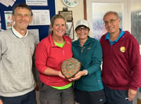 Pairings share Cecil Heard Trophy at Bude Tennis Club