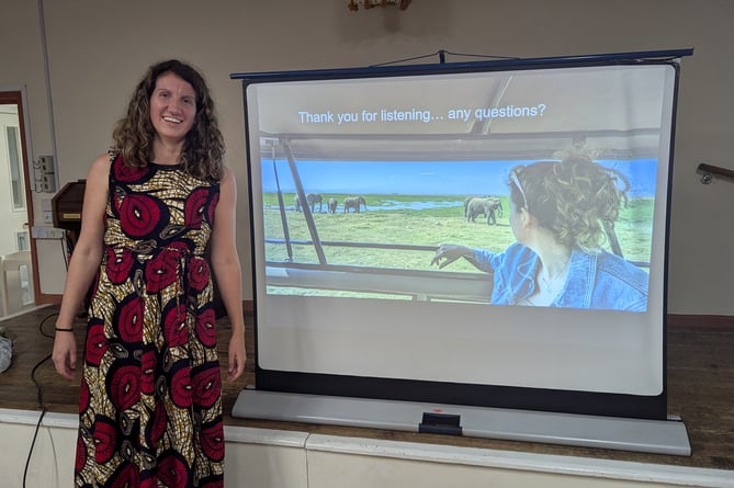 Guild member, Carol Fuller's daughter Claire gave a talk to the St Giles on the Heath Womens' Guild having just returned from Kenya