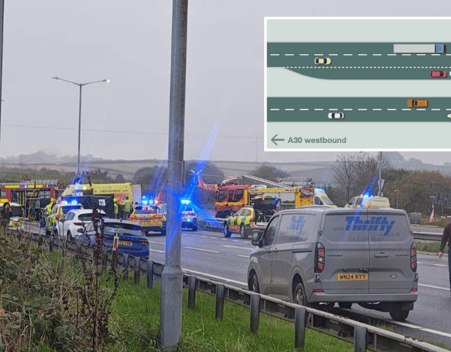 National Highways take immediate action following fatal A30 collision