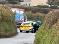 Police hunt van driver after collision leaves two seriously injured