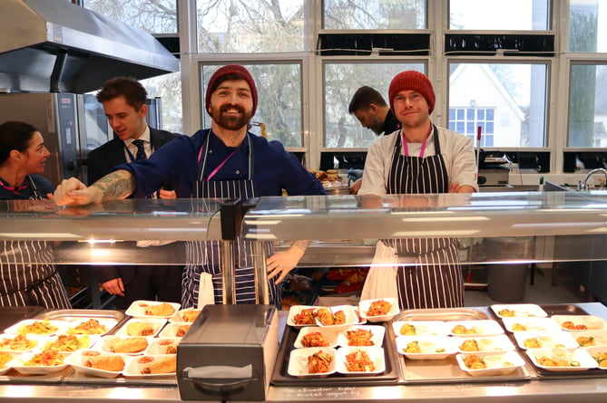 Launceston College Chefs in Schools visit