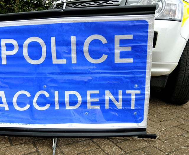 A38 closed in both directions after car collides with lorry - updates