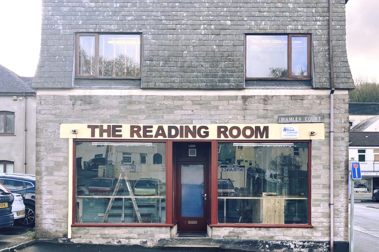 The Reading Room in Bodmin, operated by Cornwall Mind undergoing internal works ahead of its opening on March 28. (Picture: Cornwall Mind)